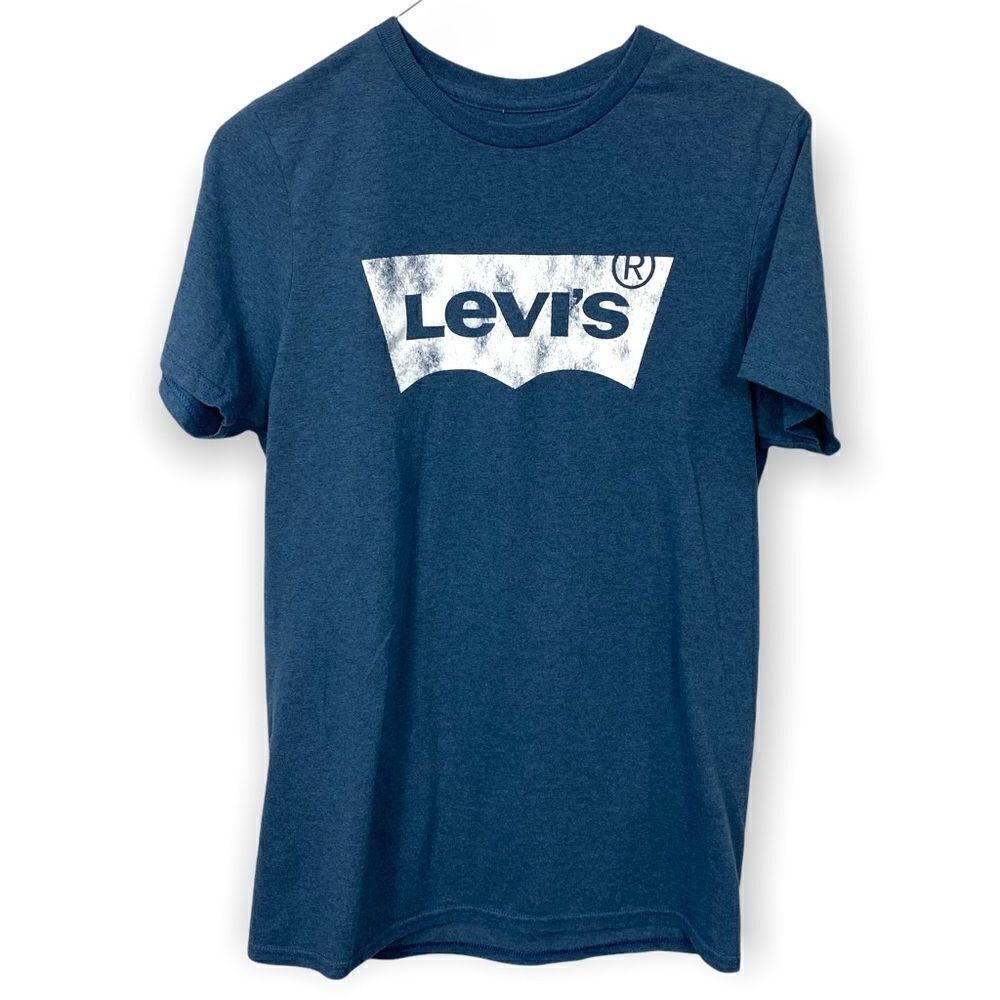 Levi's® Blue Graphic Babydoll Tee Shirt
